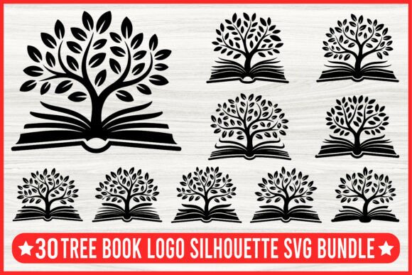 30 Tree Book Logo Silhouette SVG Bundle: A Practical Guide to Quality Design
