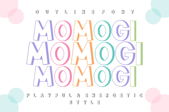 Momogi: A Playful Outline Font for Bold Designs